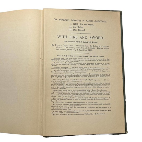 1897 Quo Vadis A Narrative of the Time of Nero Henryk Sienkiewicz - Picture 8 of 8